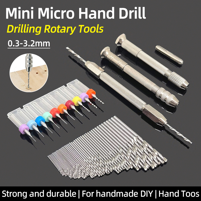 Pin Vice Micro - Mini مايكرو 0.3-3.2 مللي متر مزدوجة