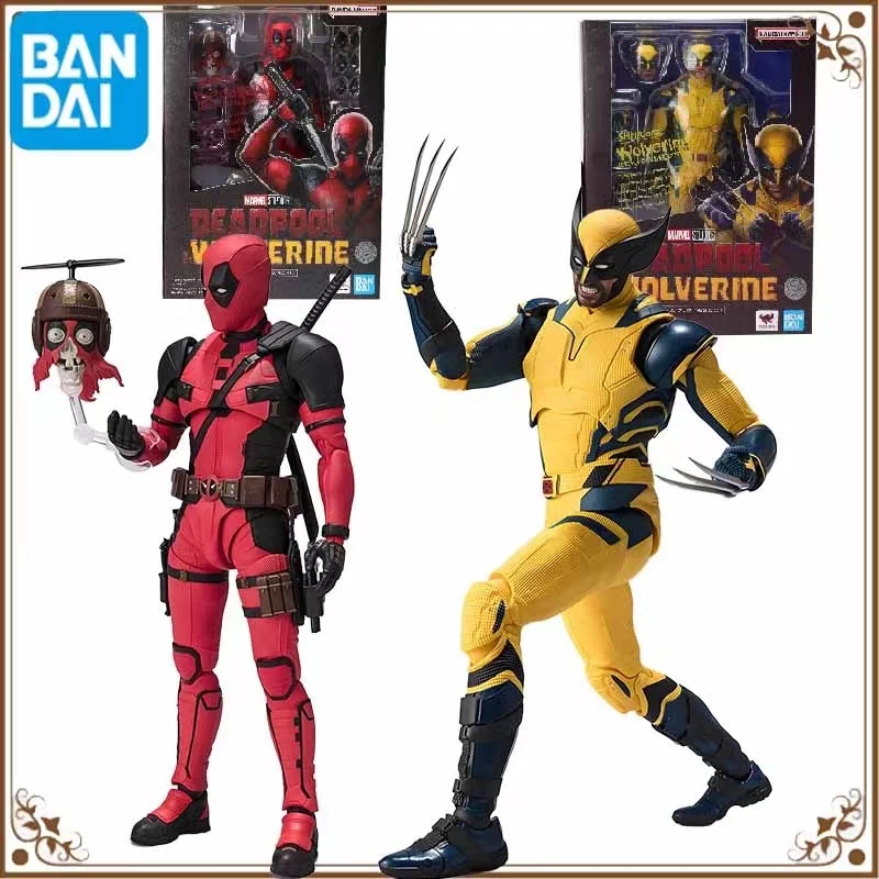 Model Kit Wolverine - الصندوق الأصلي بانداي SHF في صدمة