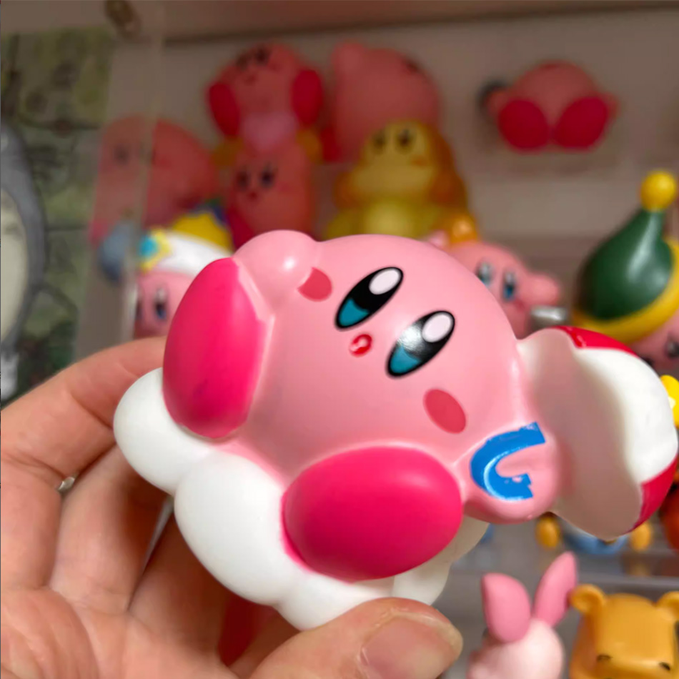 Model Kit Kirby - تمثال كيربي الأنمي الوردي اللطيف المصنوع
