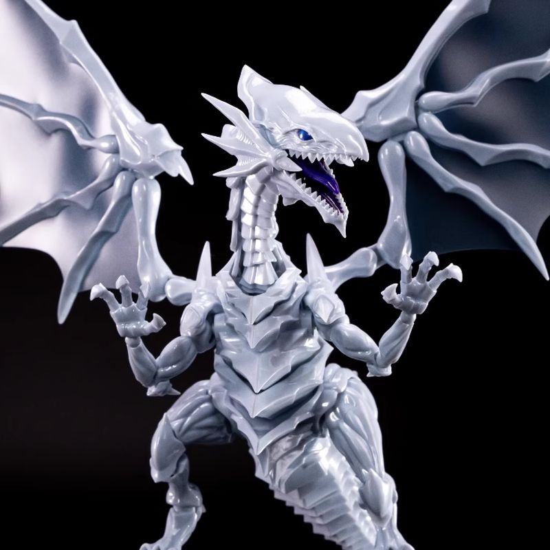 Model Kit Yugioh - نموذج تنين أبيض ذو عيون زرقاء