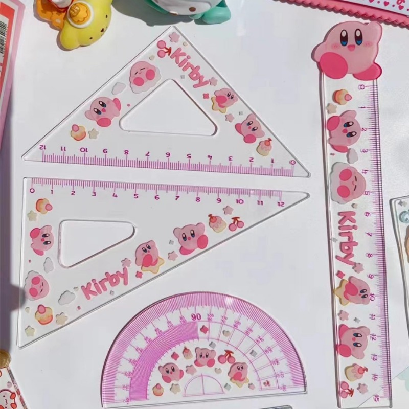 Model Kit Kirby - 4 قطع مجموعة مساطر كيربي، أدوات