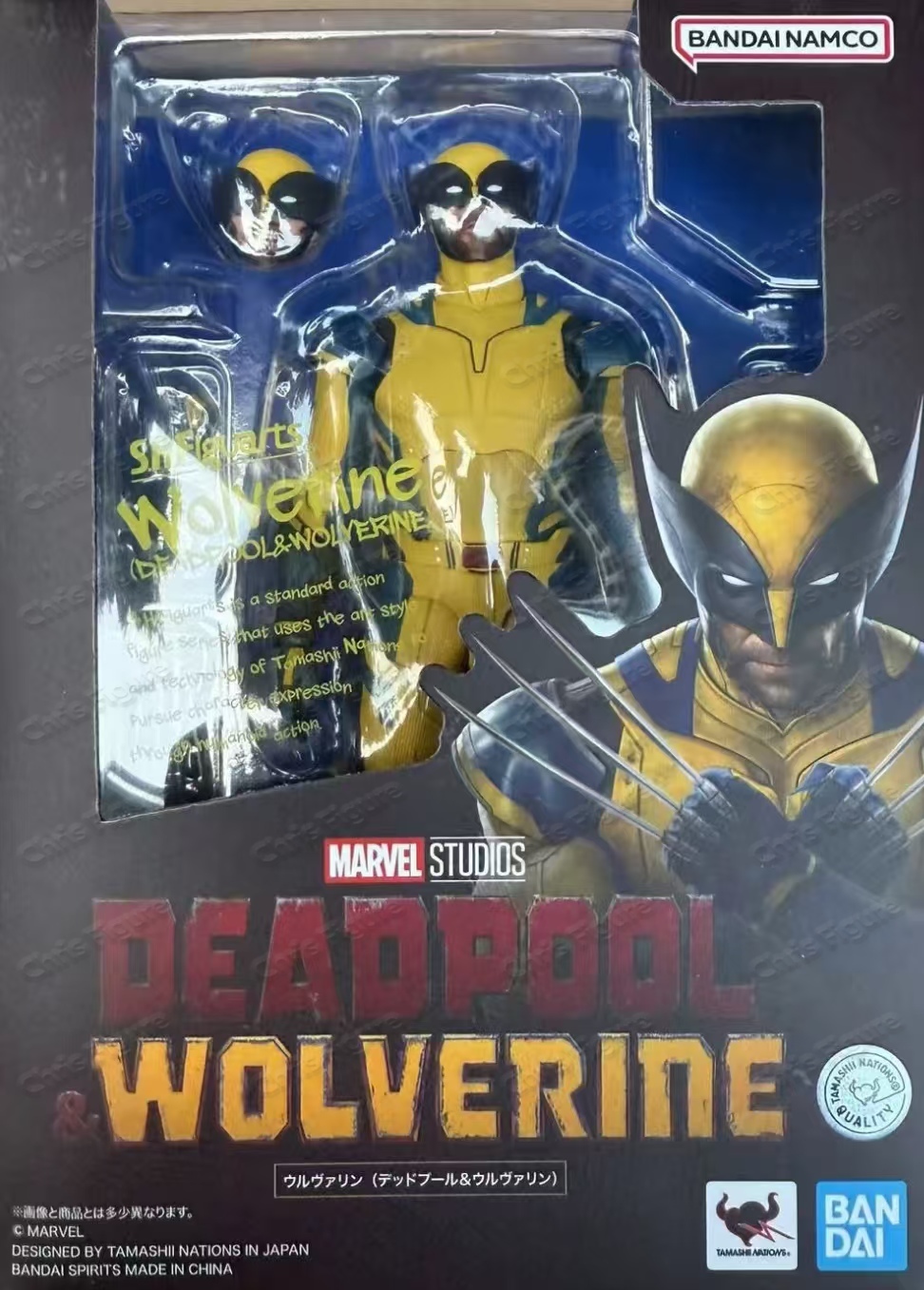 Model Kit Wolverine - مجموعة شخصيات مارفل ديدبول وولفيرين الأصلية