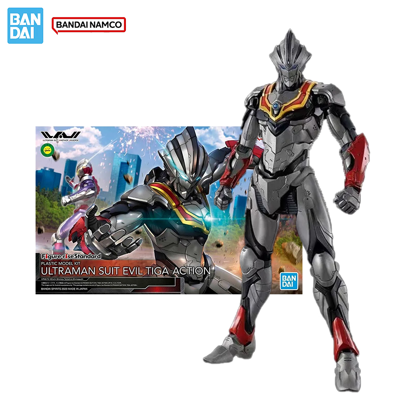 Model Kit Ultraman Tiga - بانداي الأصلي حقيقية الترامان أطقم منمذجة