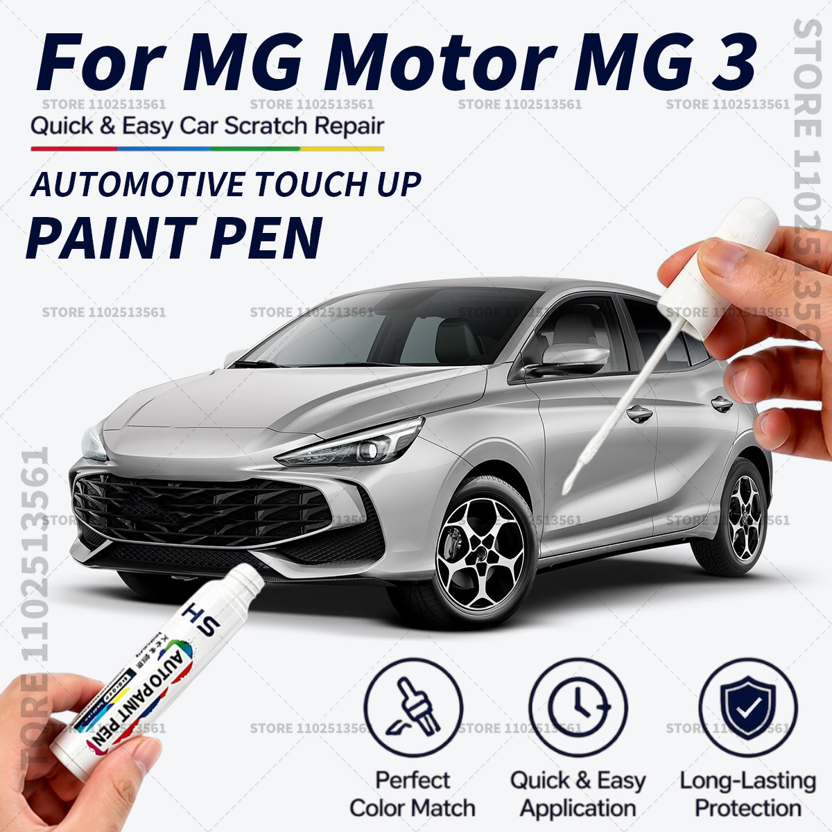 Paint Model Kit - قلم طلاء لإصلاح خدوش السيارات MG