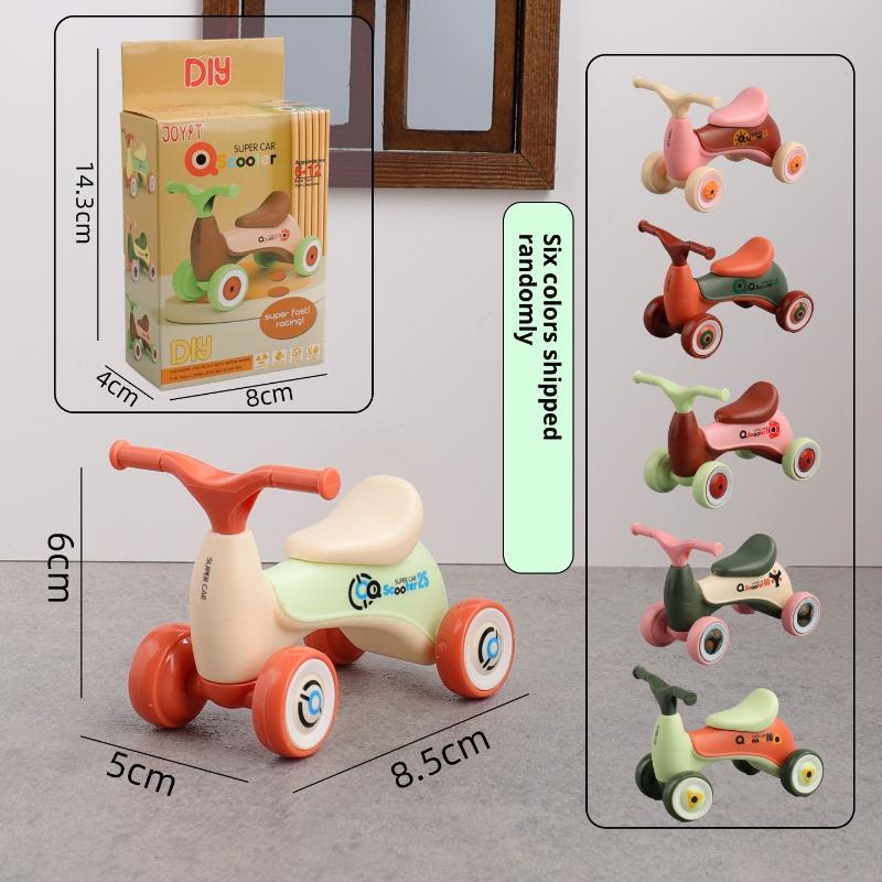 Model Kit Plastic - قطعة واحدة، سيارة أطفال صغيرة لطيفة