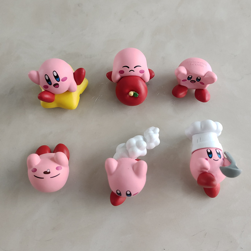 Model Kit Kirby - مجموعة من 6 قطع من شخصيات