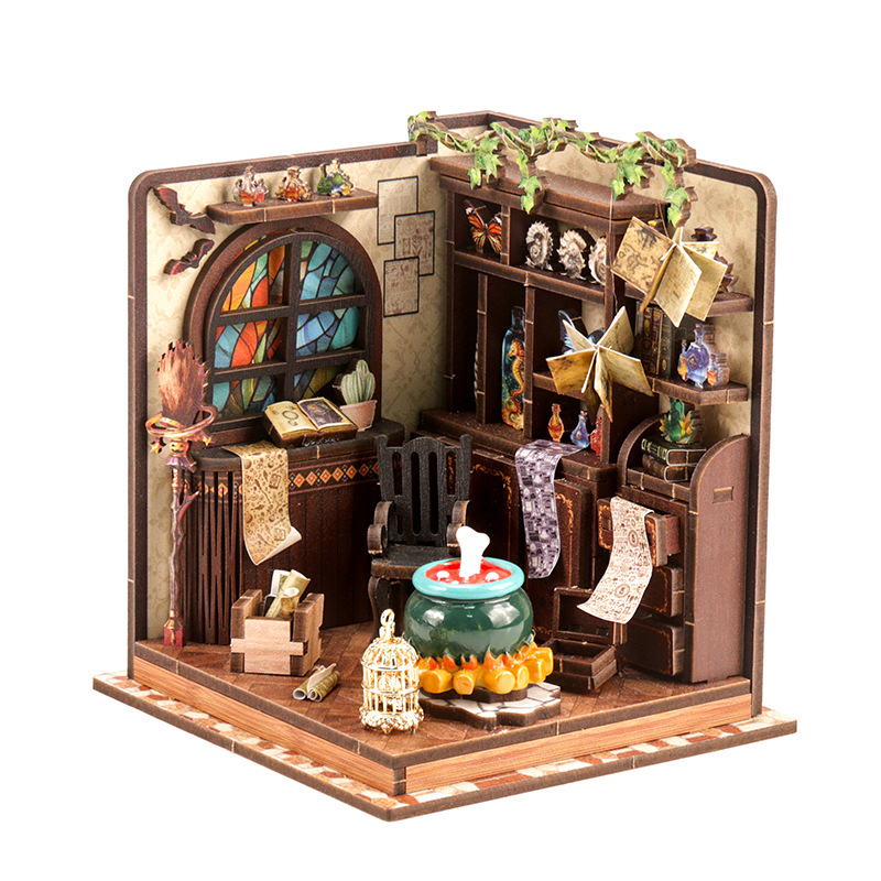 Model Kit House - لتقوم بها بنفسك خشبية مصغرة أطقم
