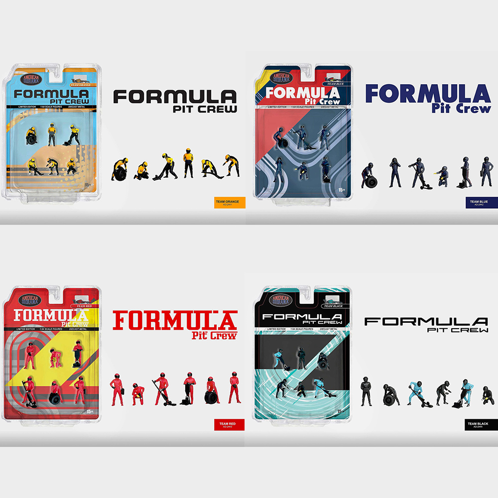 Model Kit F1 - مجموعة نماذج فريق السباقات الأمريكية بمقياس