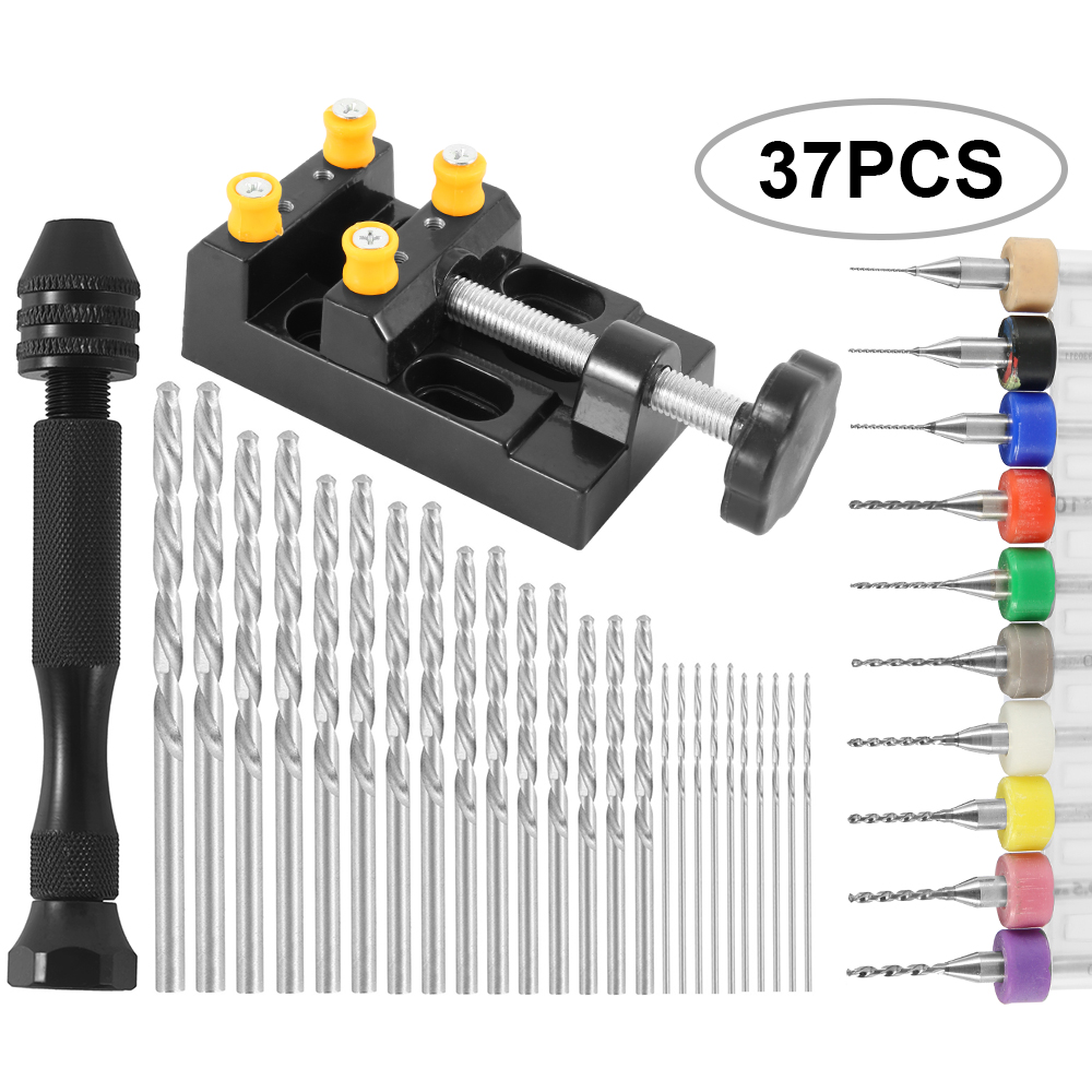 طقم مثقاب ملتوي يدوي مع مثقاب  - مراجعة Pin Vice Micro وسعره