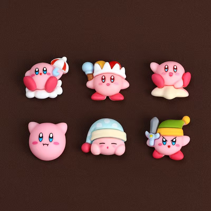 8 قطعة/المجموعة الكرتون لطيف أ - مراجعة Model Kit Kirby وسعره