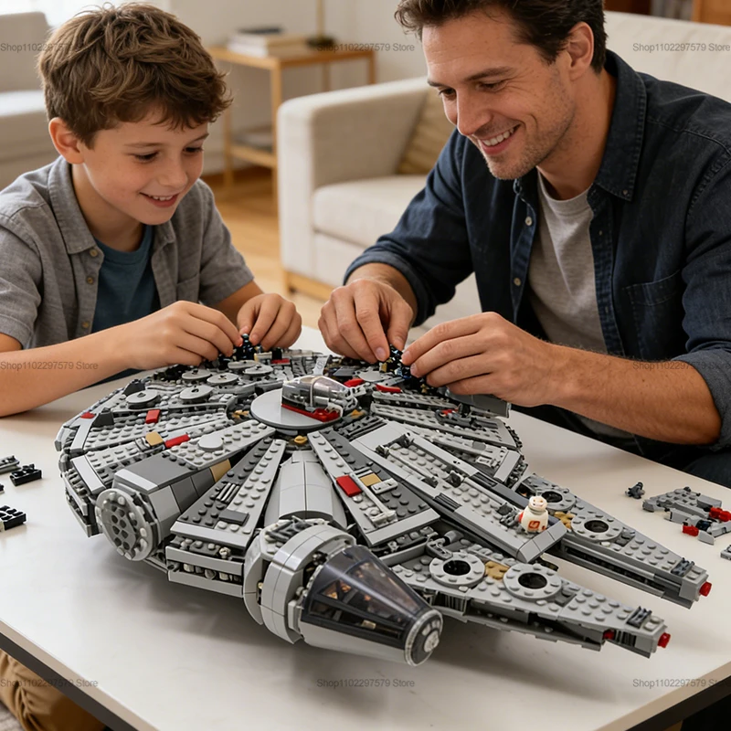 مجموعة مكعبات بناء مركبة فضائي - مراجعة Model Kit Star Wars وسعره