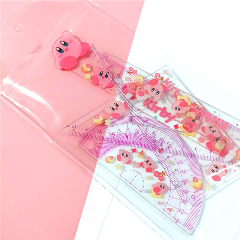 4 قطع مجموعة مساطر كيربي، أدوا - مراجعة Model Kit Kirby وسعره