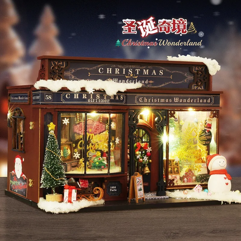 نموذج لعبة منزل صغير لعالم عيد - مراجعة Model Kit House وسعره