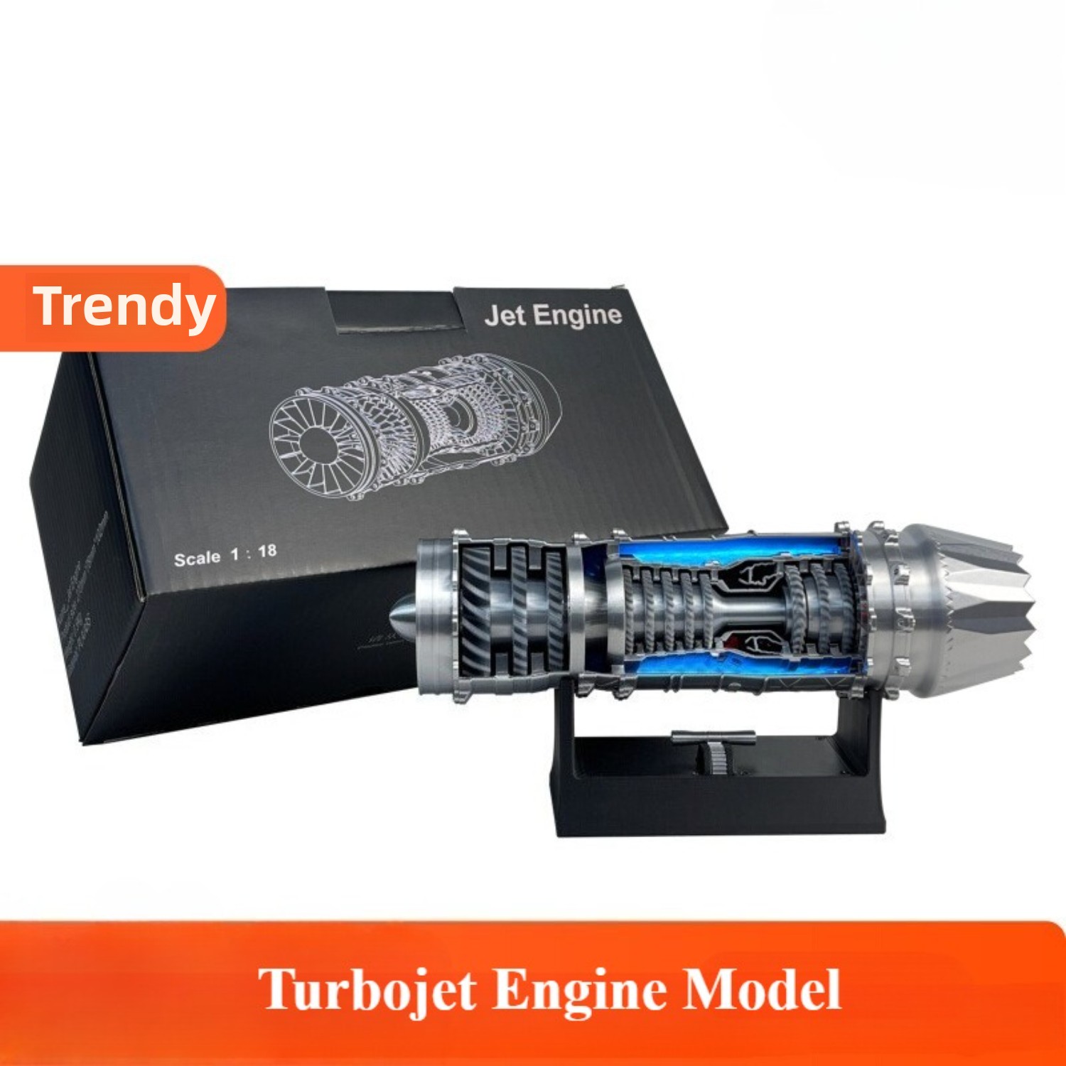 مايكرو J35 مقاتلة محرك نفاث أط - مراجعة Model Kit Jet Engine وسعره