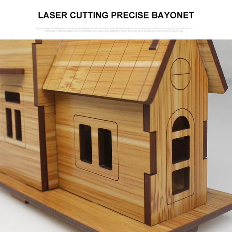 نموذج ألغاز خشبية ثلاثية الأبع - مراجعة Model Kit House وسعره