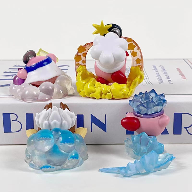 مجموعة من 4 قطع شخصيات كيربي ا - مراجعة Model Kit Kirby وسعره