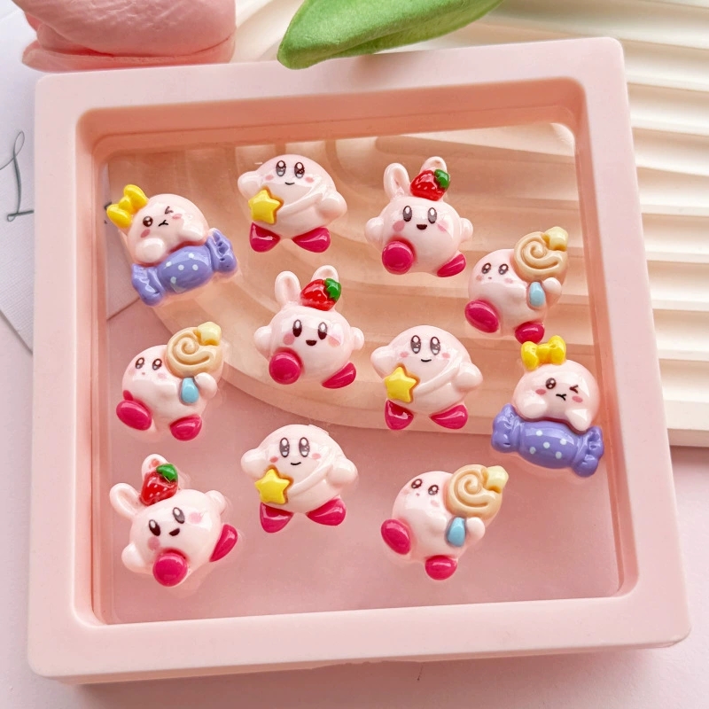 7 قطع/مجموعة إكسسوارات راتنجية - مراجعة Model Kit Kirby وسعره