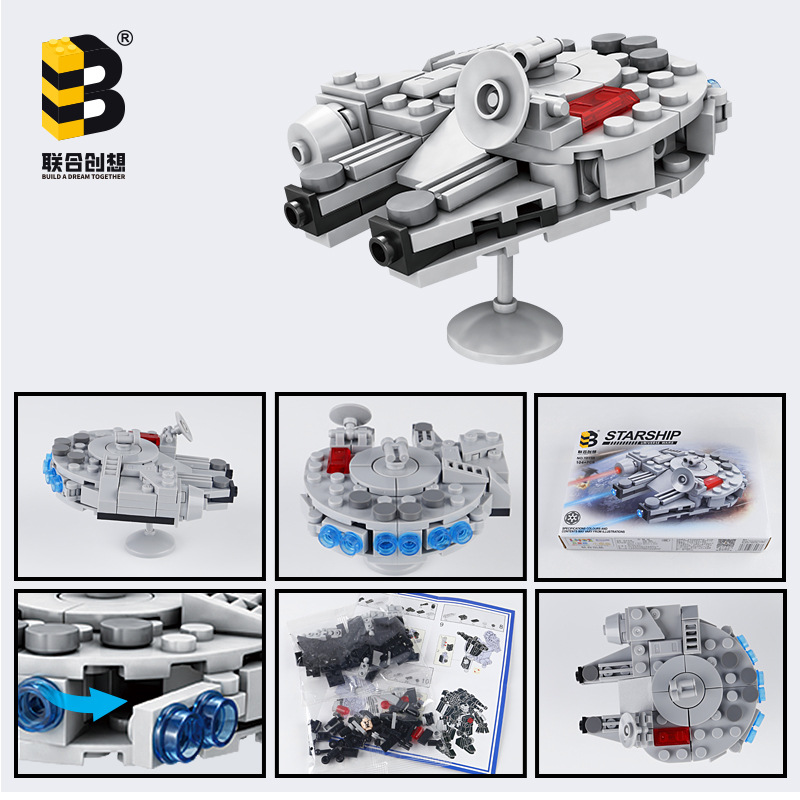104 قطعة خطة النجوم الألفية فا - مراجعة Model Kit Star Wars وسعره