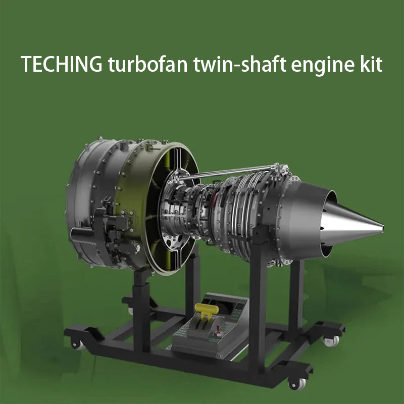TECHING 1000 + أجزاء توربوفان  - مراجعة Model Kit Jet Engine وسعره