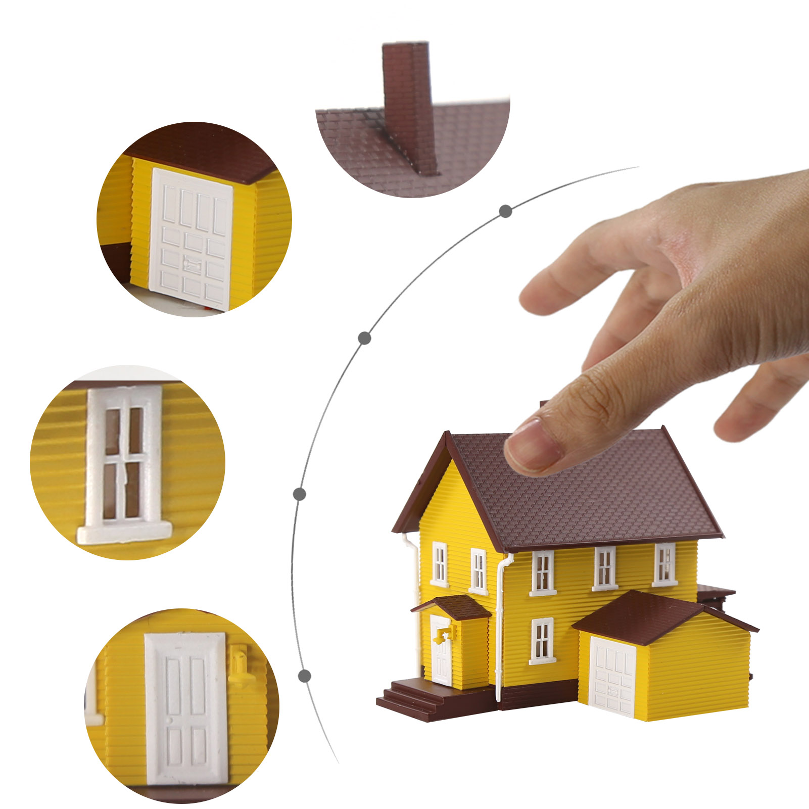 Evemodel N Scale 1:160 طقم منز - مراجعة Model Kit House وسعره