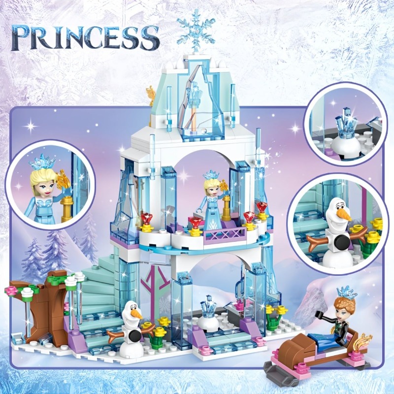 مجموعة مكعبات بناء قلعة إلسا ا - مراجعة Model Kit House وسعره