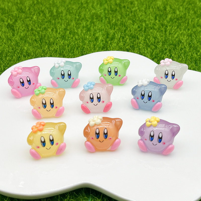10 قطعة الكرتون كيربي مضيئة را - مراجعة Model Kit Kirby وسعره