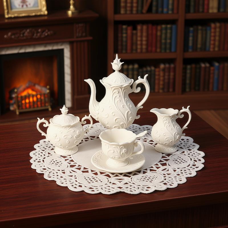 طقم محاكاة مصغر لصحن زهور بتصم - مراجعة Model Kit House وسعره