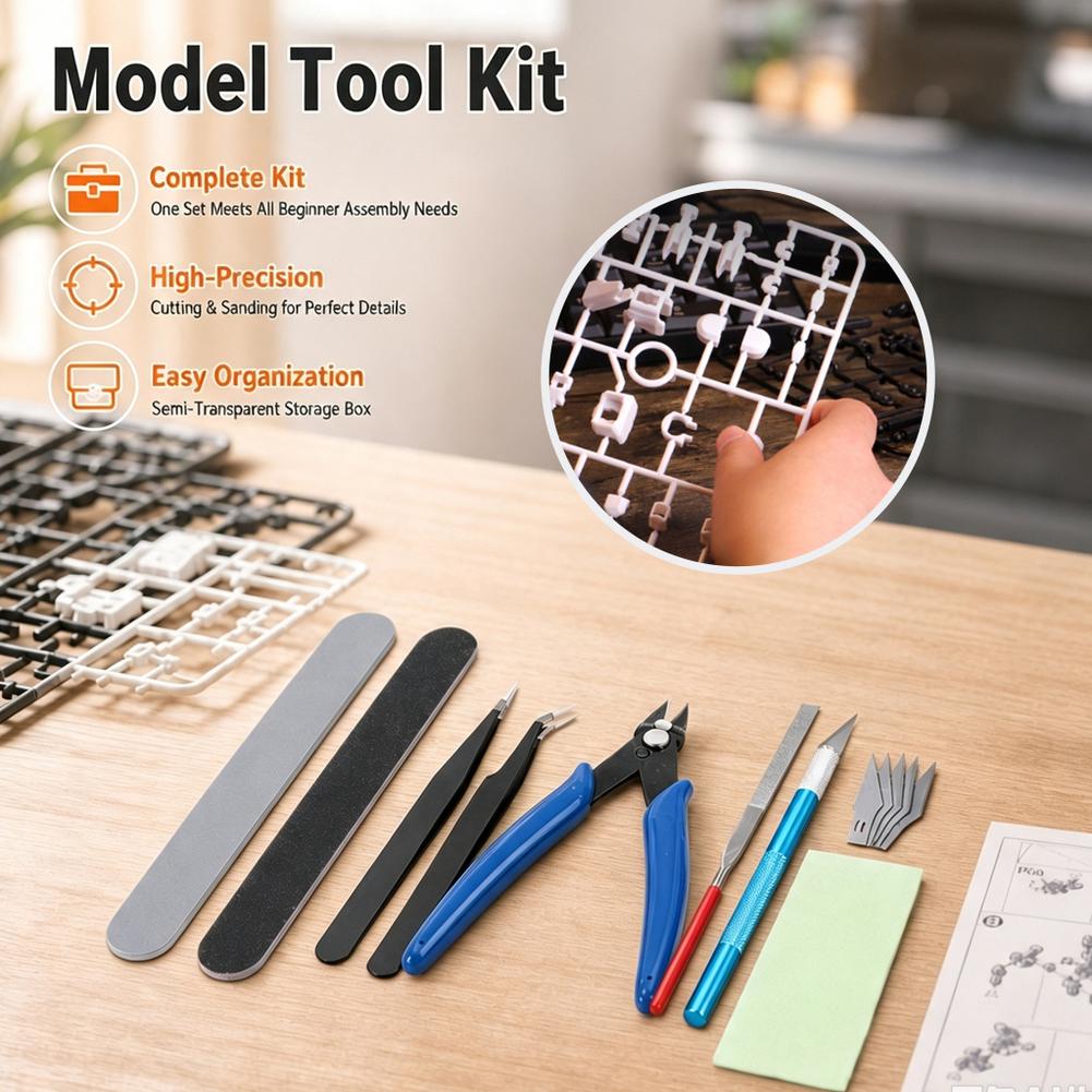 طقم أدوات نحت مكون من 14 قطعة، - مراجعة Model Kit Nipper وسعره