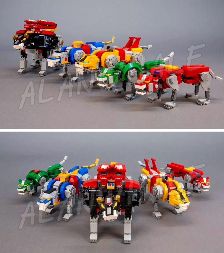 2321 قطعة أفكار فولترون سوبر ر - مراجعة Model Kit Voltron وسعره