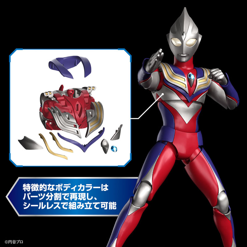 مجسمات أكشن أصلية من بانداي، م - مراجعة Model Kit Ultraman Tiga وسعره