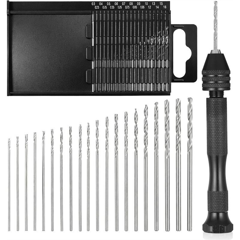 طقم مثاقب يدوية دقيقة A59Z-21P - مراجعة Pin Vice Micro وسعره