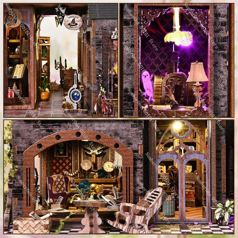 مجموعة بناء منزل خشبي مصغر، نم - مراجعة Model Kit House وسعره